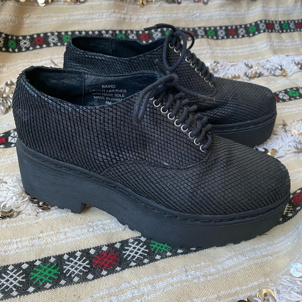 LAST CHANCE Jeffrey Campbell Baird Leather Booties